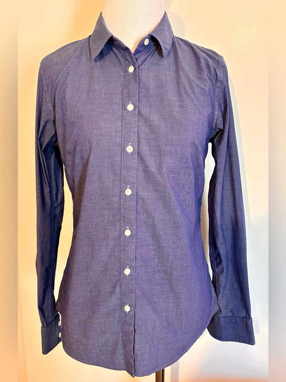 Banana Republic Blue stitch Button-Down Tailored Fit Shirt